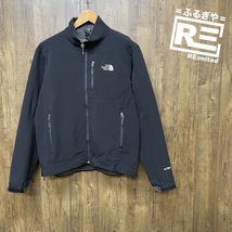 THE NORTH FACE ノースフェイス APEX ソフトシェルジャケット ブルゾン アウトドア ブラック メンズ_画像1