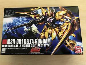 113 (13-16) 1円スタート ジャンク扱 取説欠品 1/144 HGUC MSN-001 デルタガンダム 「機動戦士ガンダムUC MSV」袋未開封 未組み立て