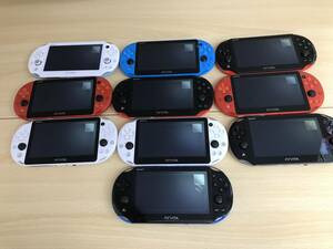 073 (10-47) SONY ソニー PlayStation Vita PSVita ヴィータ 本体 PCH-2000 通電・起動確認済み 10台 セット 大量 まとめ 現状品 