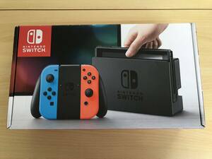 070 (24-18) 1円スター ジャンク品 Nintendo Switch ニンテンドースイッチ 本体 旧型 ネオンブルー ネオンレッド