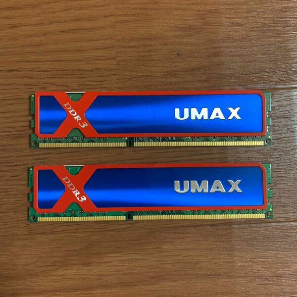 UMAX DDR3 4GB×2枚 8GB メモリ