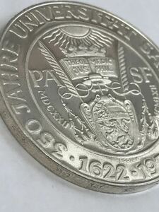 1円スタート 美品 1972 オーストリア 50シリング銀貨 ザルツブルク大学紋章 創立350周年 記念銀貨 ※説明文内画像有ります。