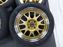 希少 CRIMSON SPARCO スパルコ NS-03 14インチ 5.5J +30 4H-100 新品 165/55R14 2022年製 アルト ワークス ラパン ミラ エブリィ エッセ_画像3