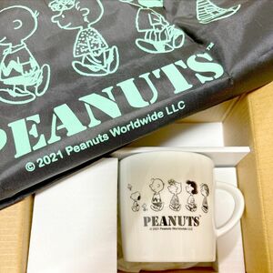 新品 未使用 スヌーピー snoopy ピーナッツ PEANUTS マグ マグカップ エコバッグ スヌーピー