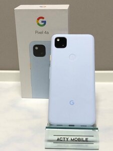 1円スタート☆ ソフトバンク版 Google Pixel 4a 128GB android バージョン13 スマホ本体 中古 現状 付属品完備 Y112