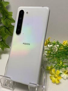 美品 SIMフリー AQUOS R5G 908SH ホワイト☆ SoftBank 判定〇 12GB/256GB A5675