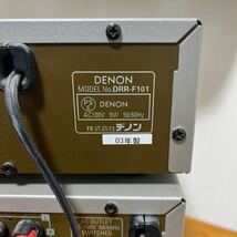 DENON デノン システムコンポ オーディオ機器 MD DRR-F101、DRA-F101、DCD-F101、DMD-F101_画像2