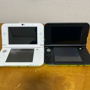 new Nintendo 3DS LL ゲー厶機 RED-001白、黒　アダプターがないので、何も確認してません。現状品です。