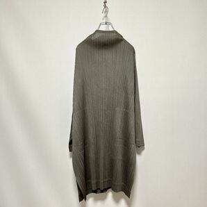 B0023★10.5 ISSEY MIYAKE イッセイミヤケ レディース ロング ワンピース ドレス アッシュ 総プリーツ プリーツプリーズの画像3