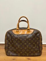 D0008★30 LOUIS VUITTON ルイヴィトン ドーヴィル ボーリングヴァニティ モノグラム ハンド レザー バッグ 鞄 レディース 名作 M47270_画像5