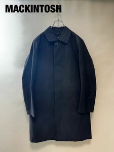 B0035★5 高級 英国製 MACKINTOSH マッキントッシュ メンズ ライナーダウン 取り外し可能 撥水 トレンチ コート ジャケット ビジネス 黒 40