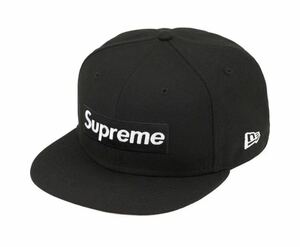 supreme money box logo new era Black シュプリーム ボックスロゴ ニューエラ 黒 7 5/8