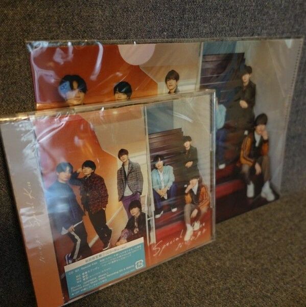 なにわ男子 Special Kiss 【初回限定盤1】(+Blu-ray) 【限定特典】 オリジナル・クリアファイル（A5サイズ）