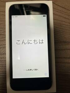 iPhone 5s 16GB スペースグレイ au