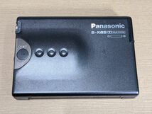 3-75-60　Panasonic ポータブルカセットプレーヤー S-XBS★RQ-S45★パナソニック　イヤホン　充電器_画像2