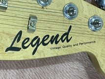 3-225-160 エレキギター legend レジェンド 青 ブルー vintage quality and performance 音楽機器 （音出し動作OK）　_画像3