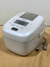 3-195-100 Panasonic パナソニック 可変圧力IHジャー炊飯器 おどり炊き SR-PB108 5.5合炊き 2018年製(通電OK)_画像1