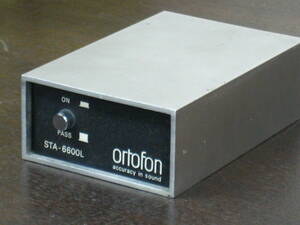 【ortofon】オルトフォン STA-6600L MC昇圧トランス