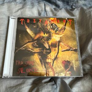 美品1円スタート　TESTAMENT ベスト盤　輸入盤　anthrax metallica megadeth slayer exodus overkill