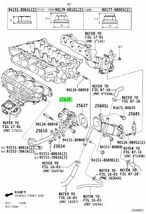 トヨタ オーリス EGR バルブ VALVE EGR Genuine TOYOTA 純正 JDM OEM 未使用 メーカー純正品_画像2