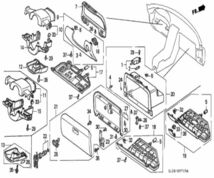 ホンダ NSX メーター Instrument Driver Lower Panel HONDA JDM OEM メーカー純正品_画像2