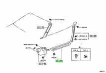 トヨタ MR2 MR-S フロントドアスカッフ プレート 左右 Front Door Scuff TOYOTA 純正 Genuine JDM OEM メーカー純正品 未使用_画像4