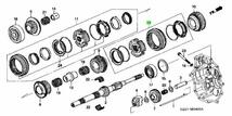 ホンダ S2000 AP1 スリーブセツト シンクロナイザー (5-6) SLEEVE SET SYNCHRONIZER (5-6) HONDA メーカー純正品 JDM OEM _画像2