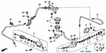 ホンダ インテグラ 4D DB7 シリンダー クラツチマスター CYLINDER CLUTCH MASTER HONDA メーカー純正品 JDM OEM _画像2