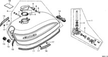 ホンダ CB750 K5 コック フューエル Fuel Petcock Valve HONDA メーカー純正品 JDM OEM _画像2