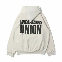 【送料込/新品】UNION × UNDEFEATED ユニオン アンディフィーテッド フーディー パーカー S グレー シュプリーム エイプ フラグメント_画像2