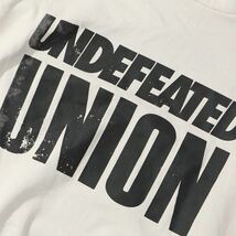 【送料込/新品】UNION × UNDEFEATED ユニオン アンディフィーテッド フーディー パーカー S グレー シュプリーム エイプ フラグメント_画像4