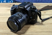 Canon　EOS7 フィルムカメラ ストラップ付き　動作_画像1