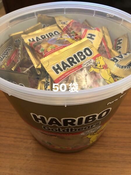 ハリボー ミニゴールドベアドラム　(HARIBO Goldbears) 50袋