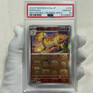 psa10 ポケモンカード　ポケカ　ギャロップ　psa10　マスターボールミラー　 master ball holo 151 pokemon リザードン　ピカチュウ 