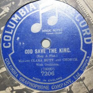 12インチ片面盤SP・英国製・クララ バットClara Butt・国王陛下万歳God Save the King・コーラスとオーケストラ付き・240427の画像2