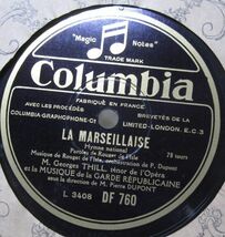 SP・LONDON限定盤フランス製・ジョルジュ ティルGeorges Thill・門出の歌Le Chant du Depart/マルセイユの歌La Marseillaise・240326_画像2