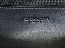 COACH (コーチ) ウィズカー アコーディオンウォレット ラウンドジップ 長財布 F21383 黒 ブラック ブランド/078_画像5