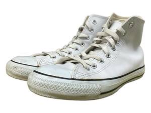 CONVERSE (コンバース) ALL STAR オールスター ハイ レザー スニーカー US7.5 26cm メンズ/025