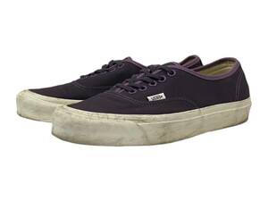 VANS (バンズ) ×Pilgrim AUTHENTIC オーセンティック キャンバス 紫 スニーカー 721278 26.5cm US8.5 パープル メンズ/078