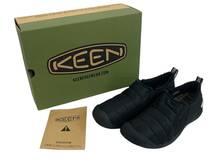 KEEN (キーン) HOWSER II ハウザーツー スリッポン シューズ ナイロン ゴアパネル 1023981 23.5cm US6.5 ブラック レディース/004_画像8