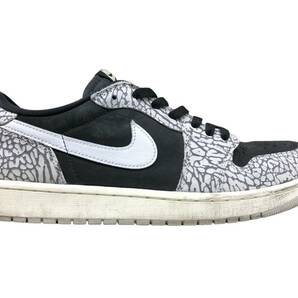 NIKE (ナイキ) AIR Jordan 1 Retro Low OG Black Cement ローカットスニーカー CZ0790-001 30.0cm ブラック メンズ/025の画像4