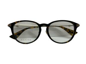 GUCCI (グッチ) デモレンズ 度なし サングラス アイウェア メガネ GG1014OA 002 53□18-145 ブラウン べっこう柄風 デミ メンズ/025