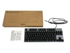 Logicool (ロジクール) TKL MECHANICAL 有線キーボード K835 ブラック 家電/036