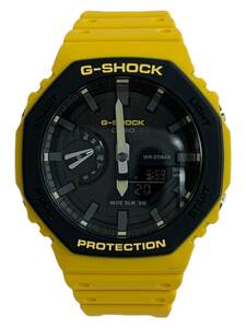 CASIO (カシオ) G-SHOCK Gショック デジアナ腕時計 GA-2110SU イエロー×ブラック メンズ/004