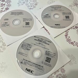 【送料込】NEC 再セットアップ用ディスク Windows10Pro 64bit 3枚組