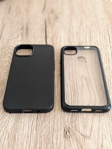 spigen スマホケース2点セット google pixel 4a iPhone13 TPU ブラック