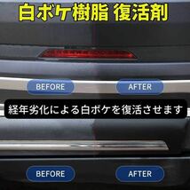 未塗装樹脂黒樹脂復活剤30ml耐久コート撥水スーパーハードグリルオーバーフェンダー専用スポンジ_画像2