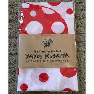 草間彌生 松本市美術館限定 ドット 手ぬぐい The place for my soul ドットオブセッション DOT OBSESSION kusama yayoi 