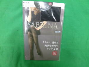 【7735】SABRINA　サブリナ　タイツ　L～LL　ブラック　30デニール　未使用品