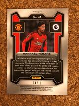 2023-24 Panini Prizm EPL RAPHAEL VARANE GOLD PULSAR # 4/10 ~ MANCHESTER UNITED 10枚限定　代表ジャージNo._画像2